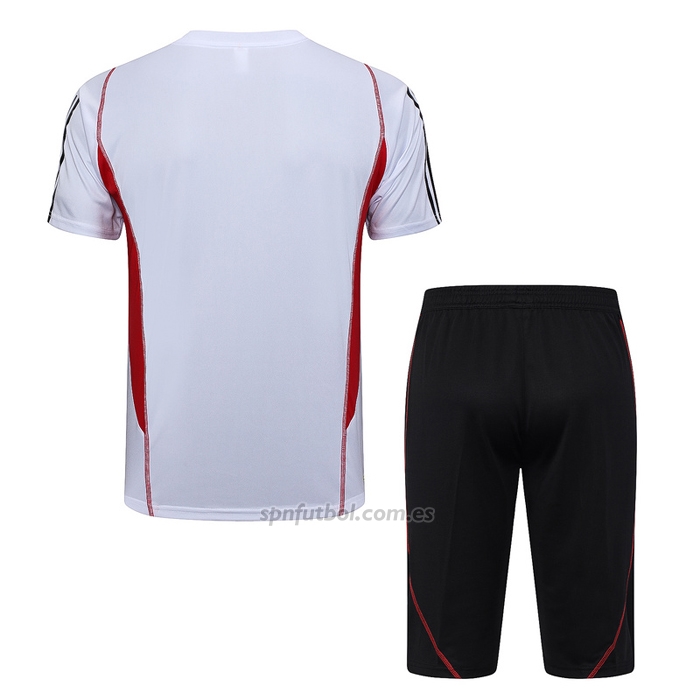 Chandal del Sao Paulo Manga Corta 2023-2024 Blanco - Pantalon Corto